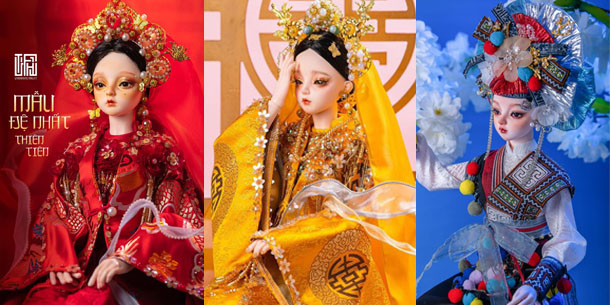 Cùng ngắm nhìn bộ sưu tập BÚP HOẠ TỨ PHỦ đặc sắc nhằm tôn vinh nét đẹp văn hoá Tín ngưỡng thờ Mẫu