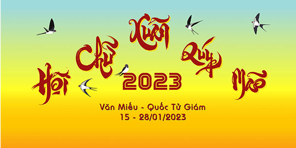  Hội Chữ Xuân Quý Mão "Sư Đạo Tôn Nghiêm” Tại Văn Miếu Quốc Tử Giám 2023