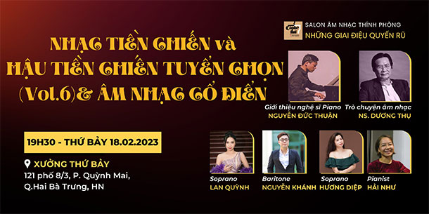 Cà phê Âm nhạc: ÂM NHẠC TIỀN CHIẾN VÀ HẬU TIỀN CHIẾN TUYỂN CHỌN (Vol.6) & ÂM NHẠC CỔ ĐIỂN