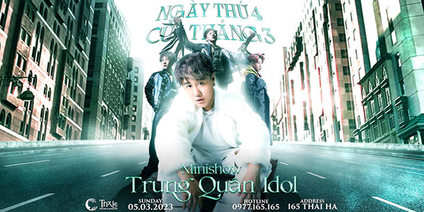 Minishow Trung Quân Idol tại Hà Nội - Ngày 5.3.2023