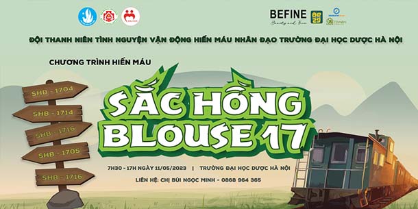 Chương trình Hiến máu - Sắc Hồng Blouse 17