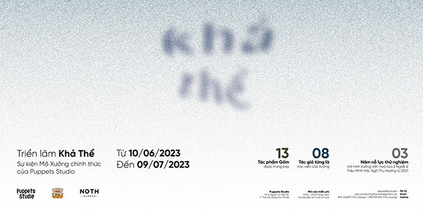 Triển lãm Khả Thể - Sự kiện Mở Xưởng chính thức của Puppets Studio