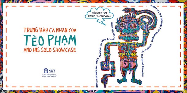 Triển lãm cá nhân của họa sĩ Tèo Phạm - Chương 2 - Cuộc bài tiết vĩ đại - tại Mơ Art Space