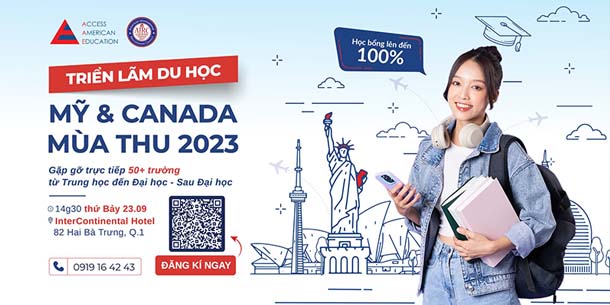 Triển lãm Du học Mỹ và Canada mùa thu 2023 tại Tp HCM