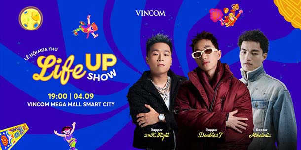 Chương trình nhạc hội LifeUP Show - Lễ hội mùa thu 2023 - Miễn phí tham gia