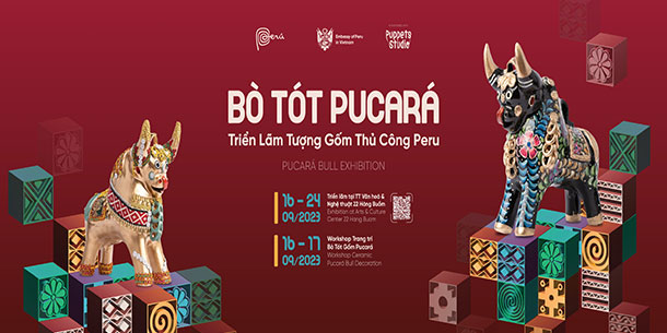 Triển lãm tượng gốm thủ công Peru: Bò tót Pucará