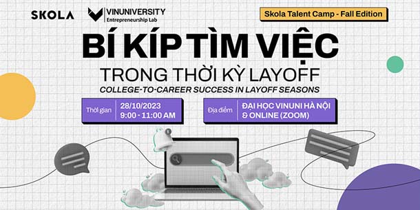 Workshop online - Bí kíp tìm việc trong thời kỳ Layoff