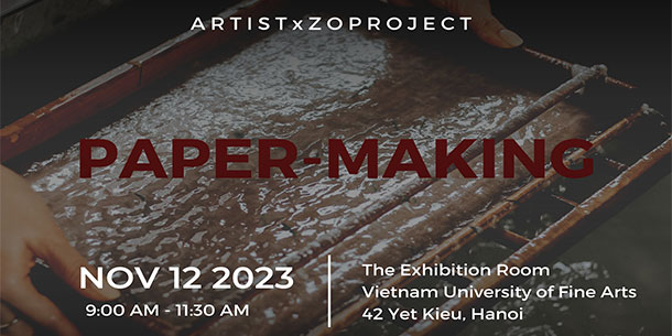Workshop Làm giấy cùng Zó