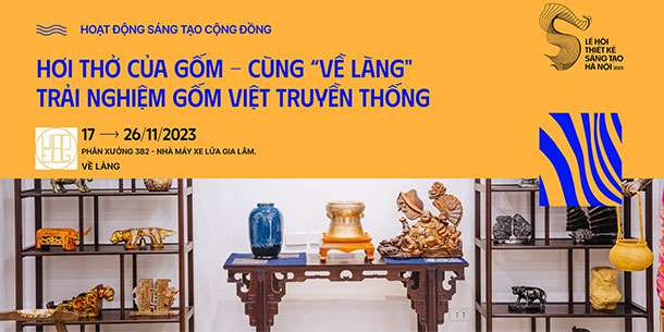 Không gian trải nghiệm và tương tác Hơi thở của Gốm