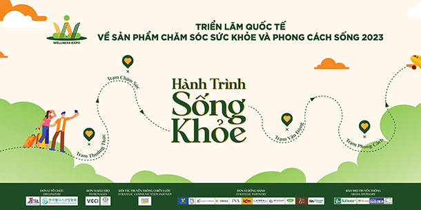 Triển lãm quốc tế về sản phẩm chăm sóc sức khỏe và phong cách sống 2023.