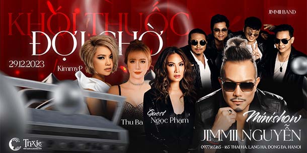 Minishow Jimmii Nguyễn tại Hà Nội - Ngày 29.12.2023