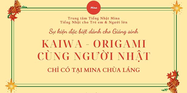 Sự kiện Kaiwa - Origami cùng người Nhật 