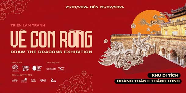 Triển lãm tranh - Vẽ Con Rồng 2024