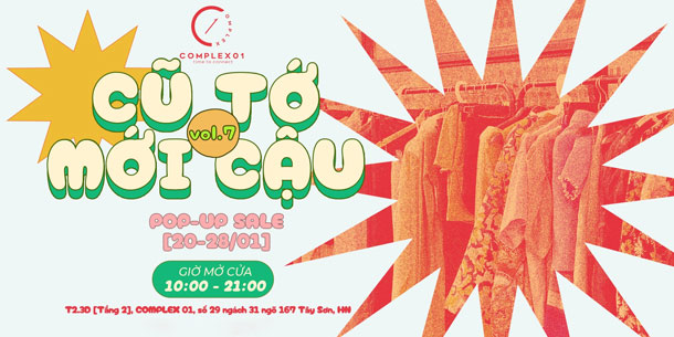 Hội chợ cũ tớ mới cậu VOL7: POP UP SALE