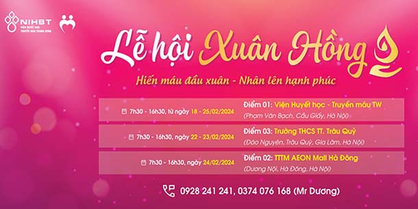Lễ hội Xuân hồng 2024 - Lễ hội hiến máu lớn nhất Việt Nam