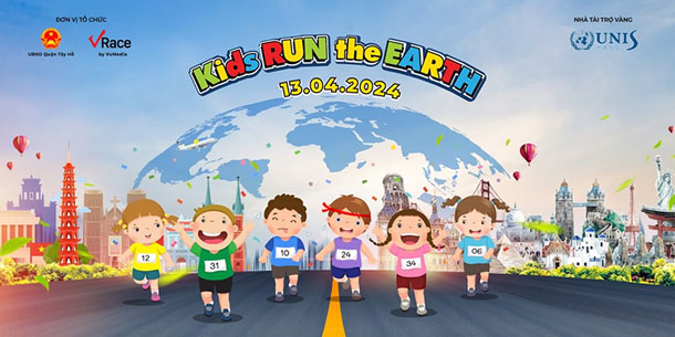 Giải chạy bộ Kids RUN the EARTH 2024