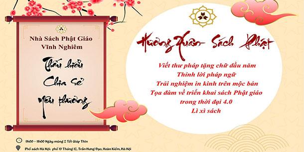 HƯƠNG XUÂN SÁCH PHẬT 2024: Thấu hiểu - Chia sẻ - yêu Thương