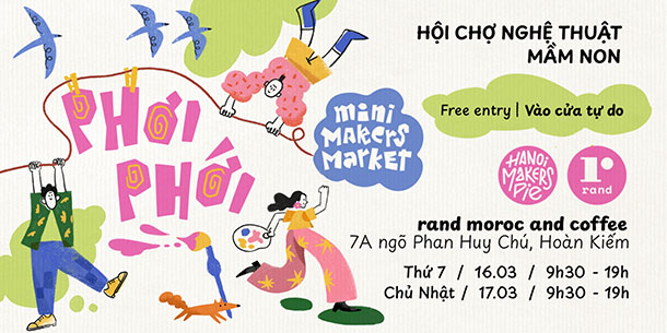 Hội chợ nghệ thuật mầm non Makers Market - phơi phới 2024