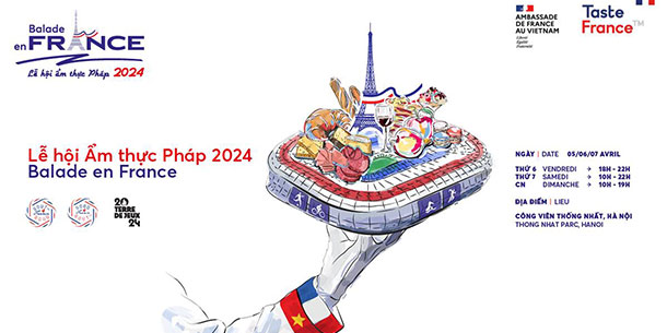 Lễ hội ẩm thực Pháp “Balade en France”