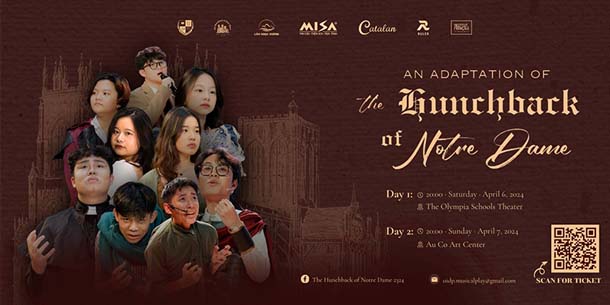 Cơ hội đón xem Vở nhạc kịch tiếng Anh kinh điển - Thằng gù nhà thờ Đức Bà - English below