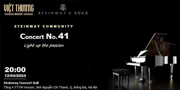 Chương trình biểu diễn âm nhạc cổ điển Steinway Community Concert No.41