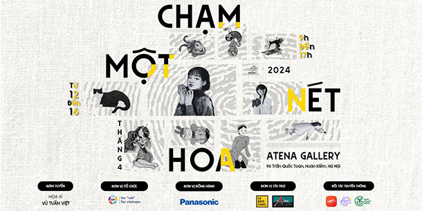 Sự Kiện Triển Lãm Chạm Một Nét Hoa