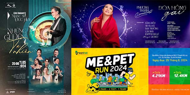 Tổng hợp các sự kiện hot hit tại Hà Nội - Sài Gòn trong tháng 5/2024 tới đây