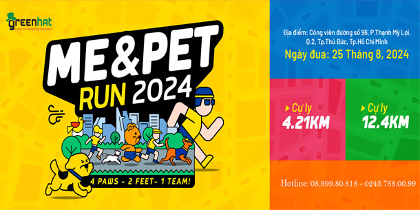 Giải chạy bộ Me&Pet Run 2024