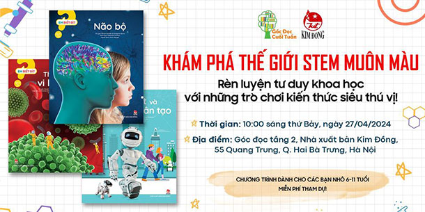 Góc Đọc Cuối Tuần: Khám Phá Thế Giới STEM Muôn Màu