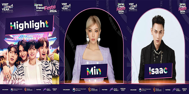 Hạng loạt nghệ sĩ V-POP và K-POP ĐỔ BỘ KOREA TRAVEL FESTA 2024