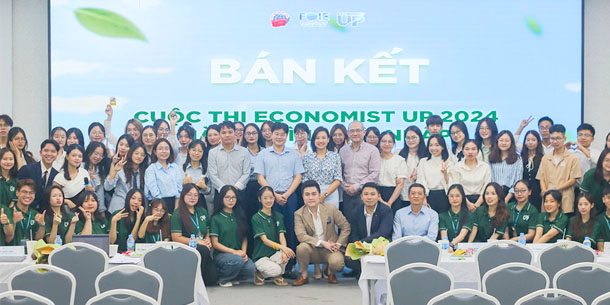 Chính thức công bố Top 4 đội thi tham gia vòng Chung kết cuộc thi ECONOMIST UP 2024 - Hành Trình Hội Nhập