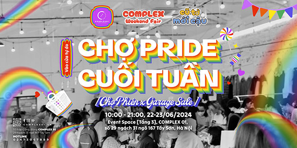 Chợ Pride cuối tuần: Chợ Phiên x Garage sale.