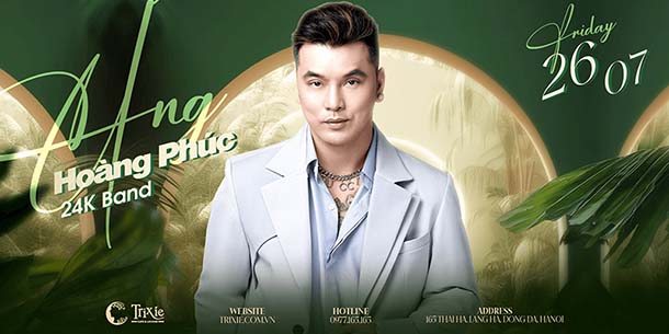 Minishow Ưng Hoàng Phúc tại Hà Nội - Ngày 26.07.2024