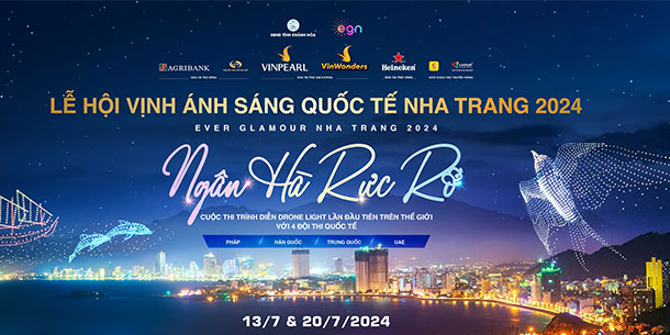Lễ hội Vịnh ánh sáng quốc tế Nha Trang - EGN Drone Light Battle 