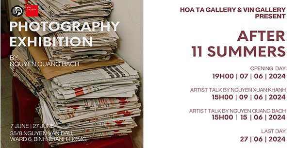 Triển lãm cá nhân đầu tiên của tác giả Nguyễn Quang Bách: 11 mùa hè sau