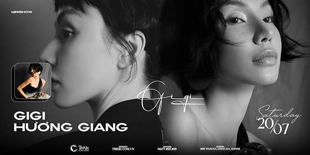 Minishow GIGI HƯƠNG GIANG tại Hà Nội - Ngày 20.7.2024