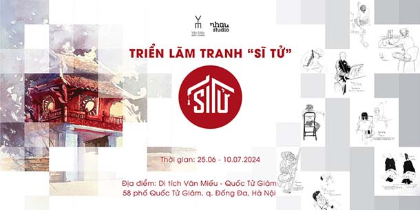 Triển lãm tranh SĨ TỬ tại Hà Nội từ ngày 25.06 đến ngày 10.07.2024
