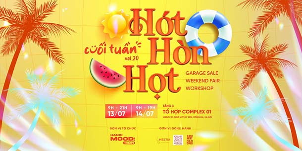 Hội chợ cuối tuần vol 20 - Hót Hòn Họt | Garagesale x Workshop
