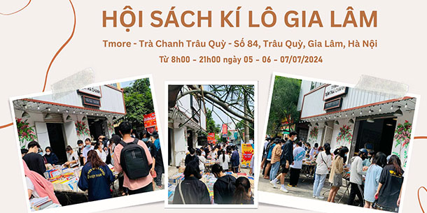 HỘI SÁCH KÍ LÔ GIA LÂM - ĐỒNG GIÁ 59K/KG