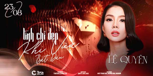 Minishow LỆ QUYÊN tại Hà Nội - Ngày 23.08.2024