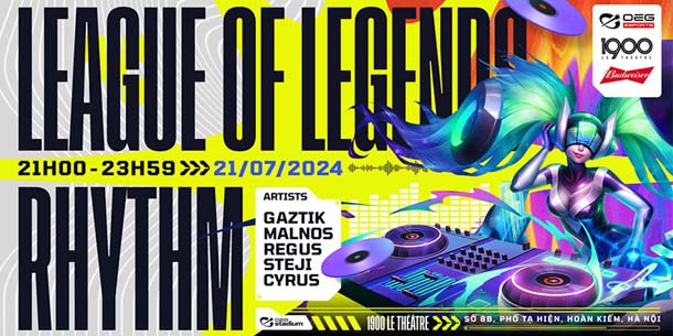 Sự kiện 1900 x OEG Cosplay Night | League of Legends Rhythms - Into another world