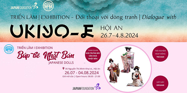 Hội An: Triển lãm Búp bê Nhật Bản & Đối thoại với dòng tranh Ukiyo-e