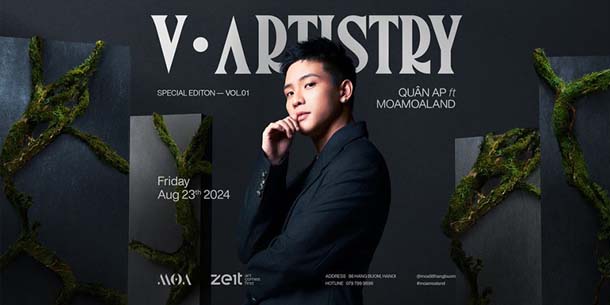 Đêm nhạc V-Artistry của Quân AP - Ngày 23.08.2024