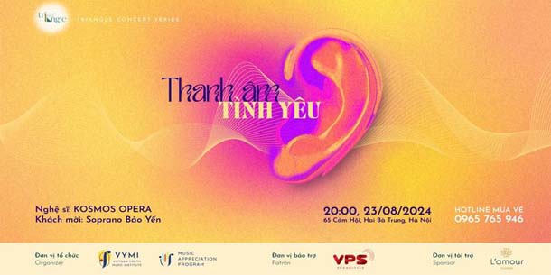Đêm nhạc tại Hà Nội - Triangle Concert Series - Thanh Âm Tình Yêu - Ngày 23.08.2024
