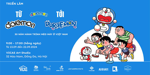 Triển Lãm Từ Đôrêmon Tới Doraemon, 30 Năm Hành Trình Mèo Máy Ở Việt Nam.