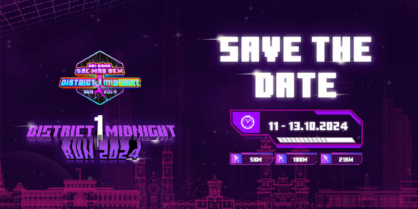 Giải chạy District 1 Midnight Run 2024