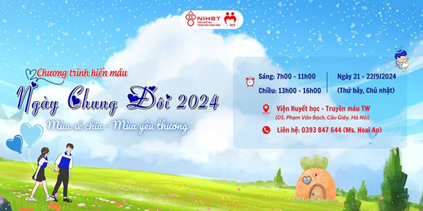Chương trình hiến máu Ngày Chung Đôi 2024