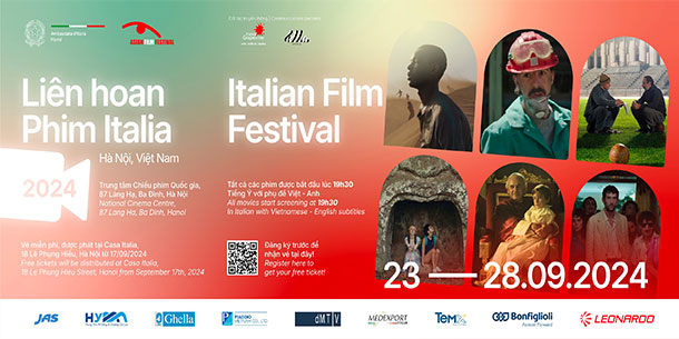 Lịch chiếu phim và các sự kiện trong liên hoan phim ITALIA 2024