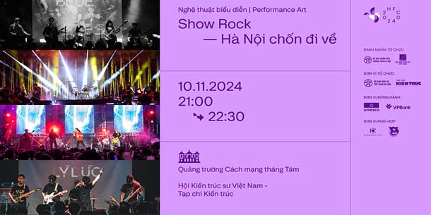 Đêm nhạc Rock - Hà Nội chốn đi về | Ngày 10/11/2024