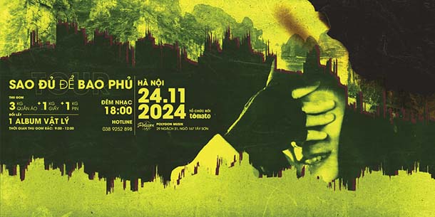 Tour âm nhạc Sao Đủ Để Bao Phủ - Datmaniac Tour 2024 (Hà Nội)